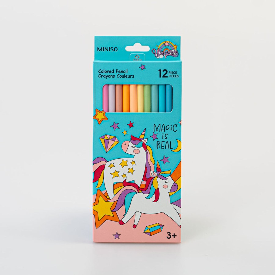 MINISO 12 Matite Colorate - Unicorno | Penne E Pennarelli