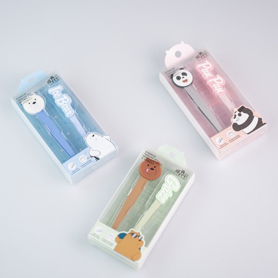 MINISO Set 2 Pinzette Per Le Sopracciaglia - Panda | We Bare Bears