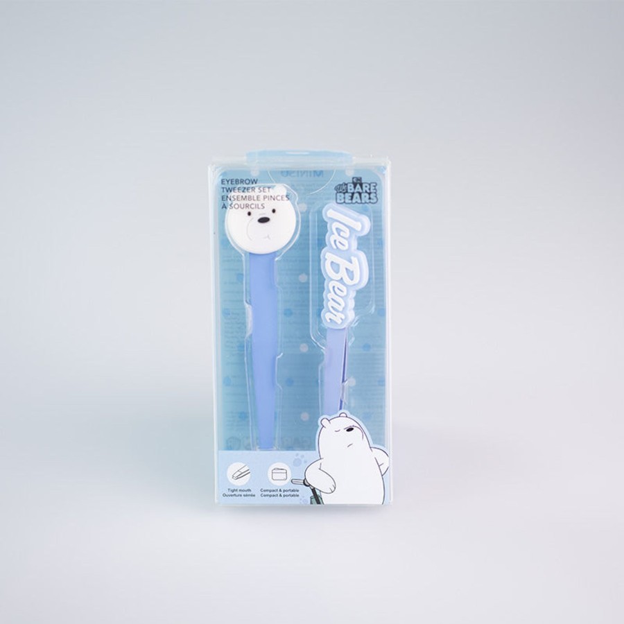 MINISO Set 2 Pinzette Per Le Sopracciaglia - Ice Bear | We Bare Bears