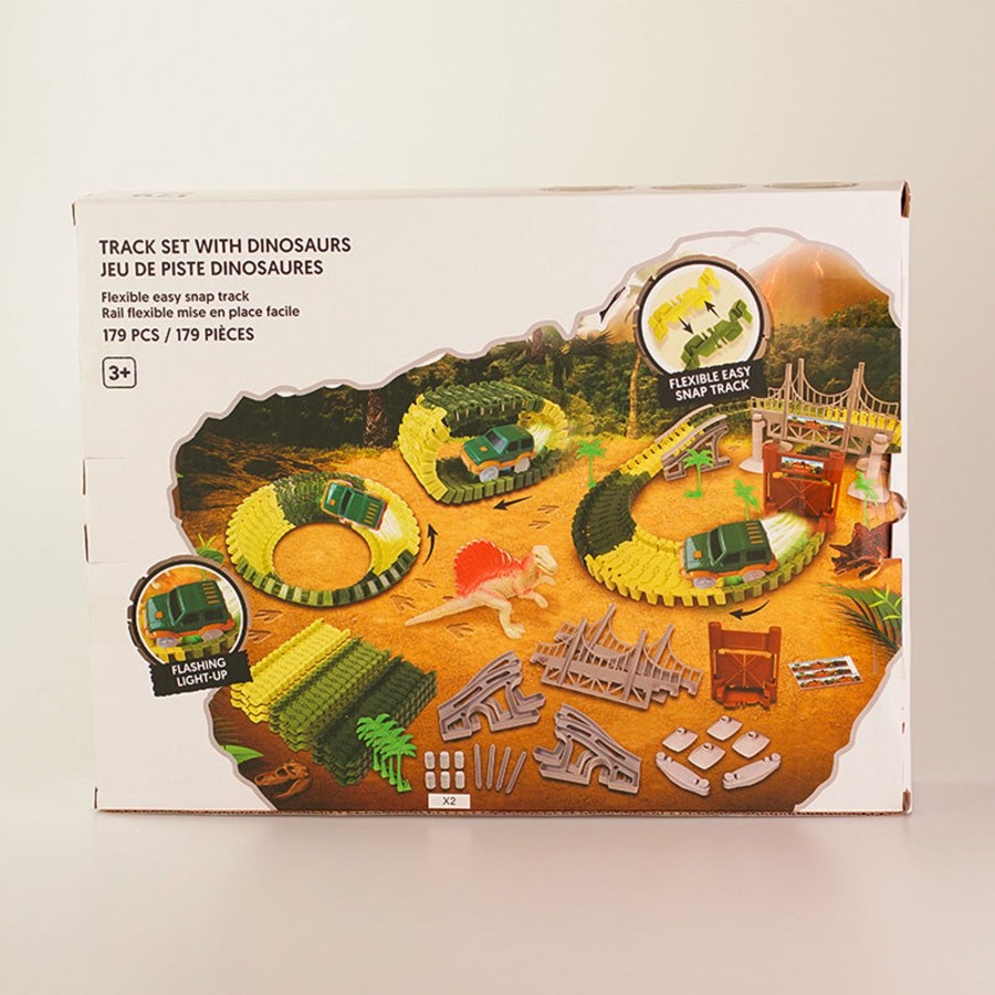 MINISO Pista Delle Macchinine Con Dinosauri. | Toys