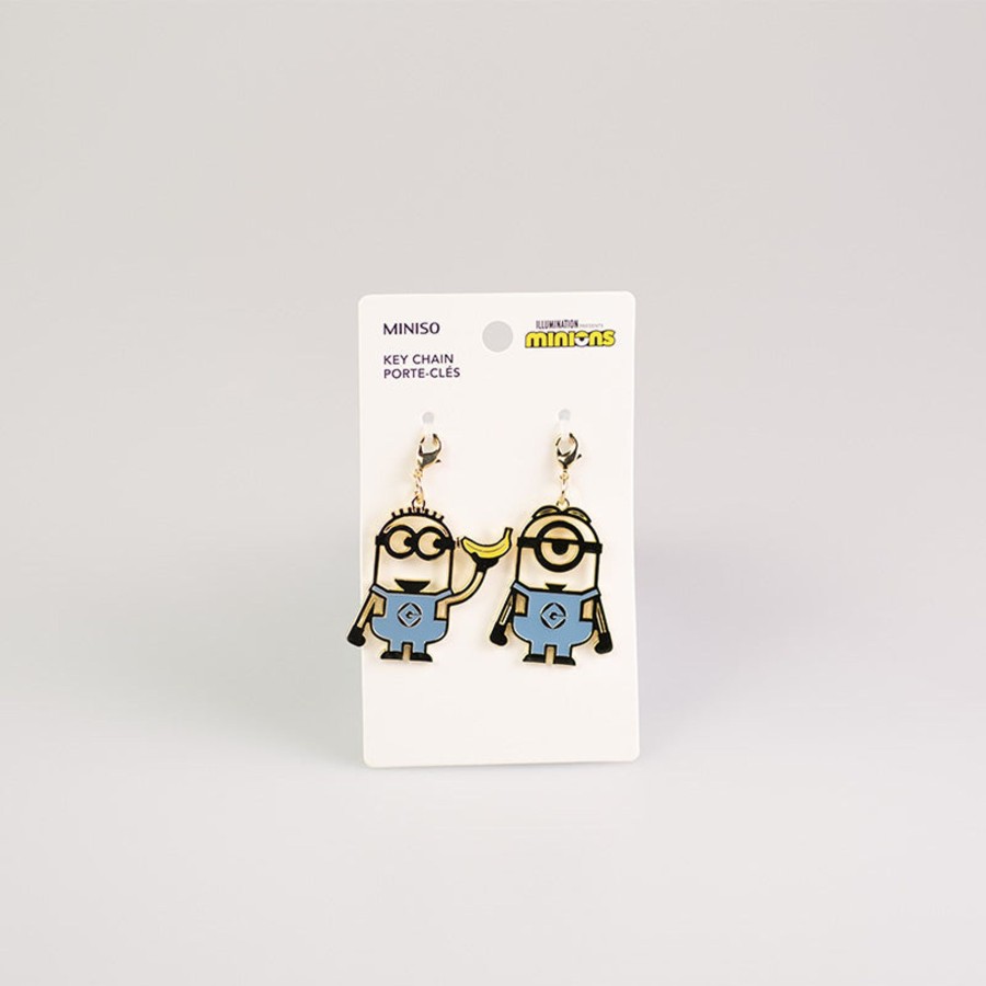 MINISO Set Di 2 Portachiavi Minions - (1Pz) | Borse & Zaini