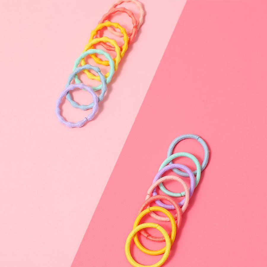 MINISO Mini Elastici Per Capelli Colorati (100Pz) | Accessori Capelli