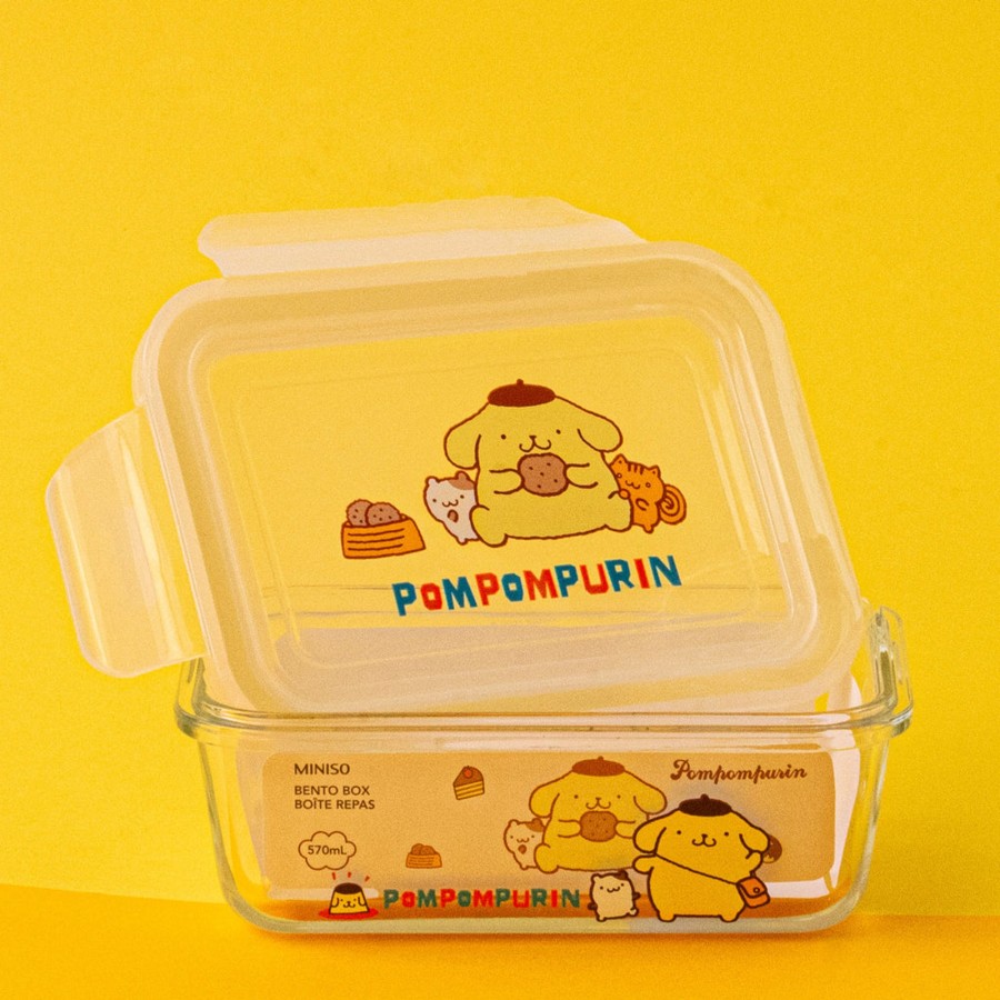 MINISO Bento Box Pompompurin | Storage Box & Organizer