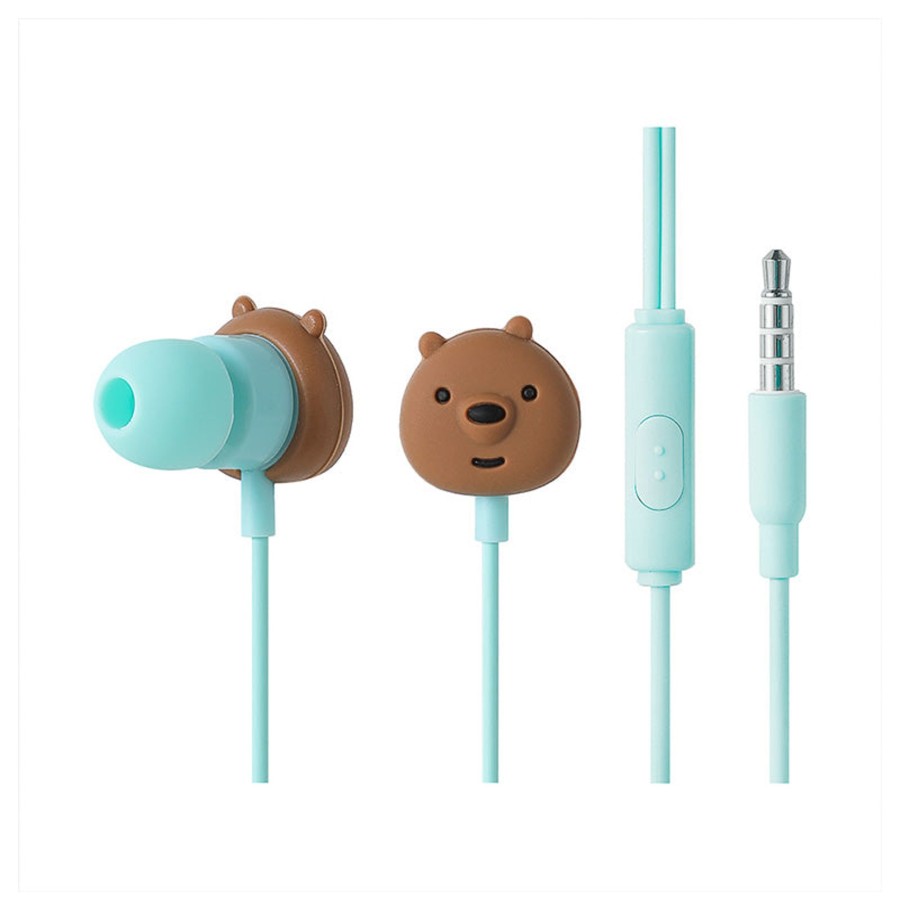 MINISO Auricolari Grizzly Di We Bare Bears Marroni | We Bare Bears