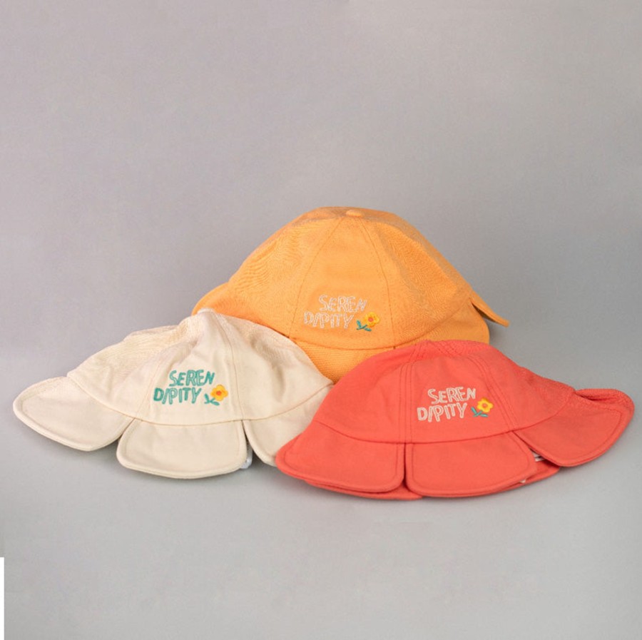 MINISO Kids Bucket Hat A Forma Di Fiore Color Panna | Accessori