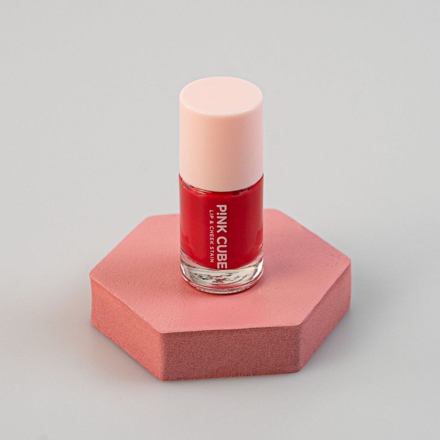 MINISO Lip & Cheek Stain - Pink Cube (04 Hot Red) | Make Up