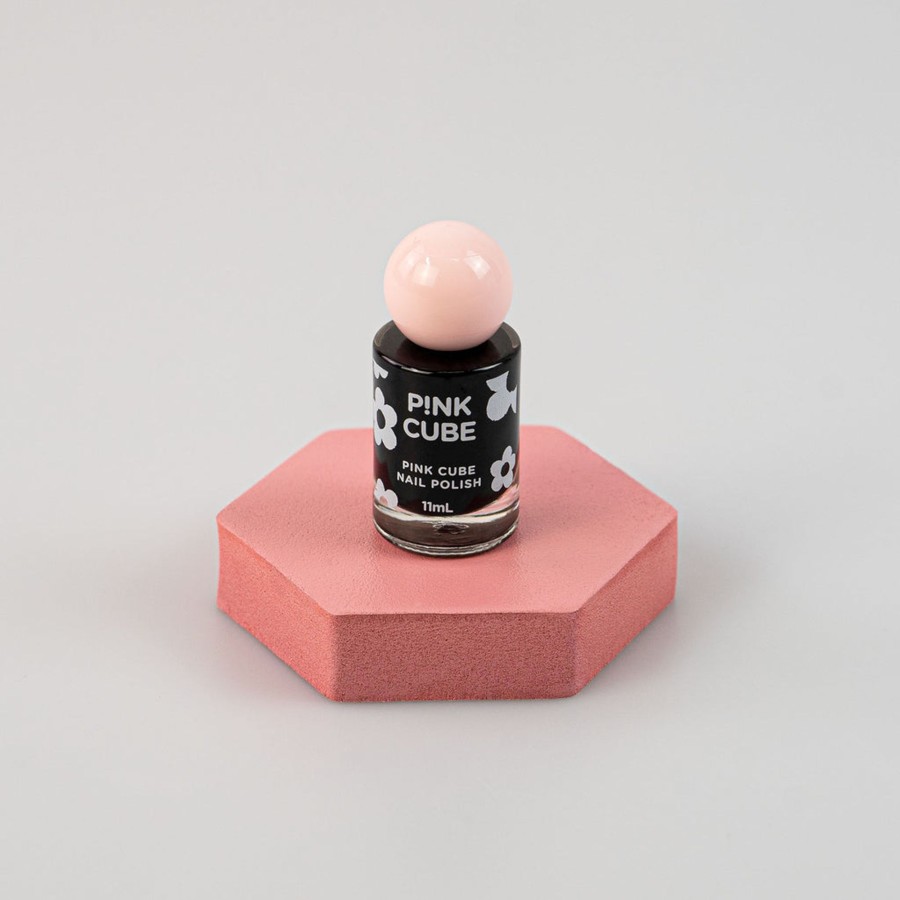 MINISO Nail Polish - Pink Cube (16 Black) | Make Up