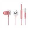 MINISO Auricolari Panda Di We Bare Bears Rosa | Earphones & Headphones