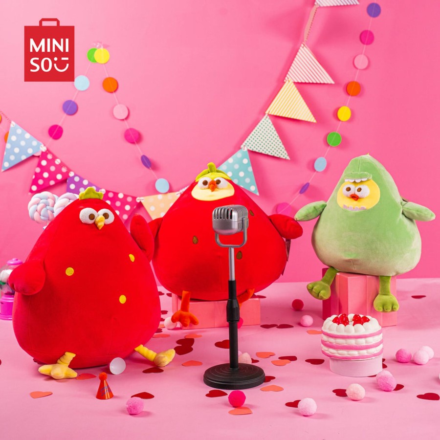 MINISO Pollo Dundun Fragola (1Pz) | Peluches