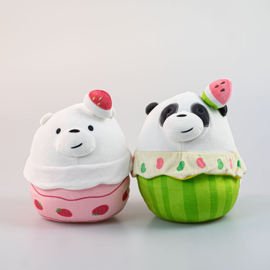 MINISO We Bare Bears - Dolcetto Orso Polare Fragola | Peluches