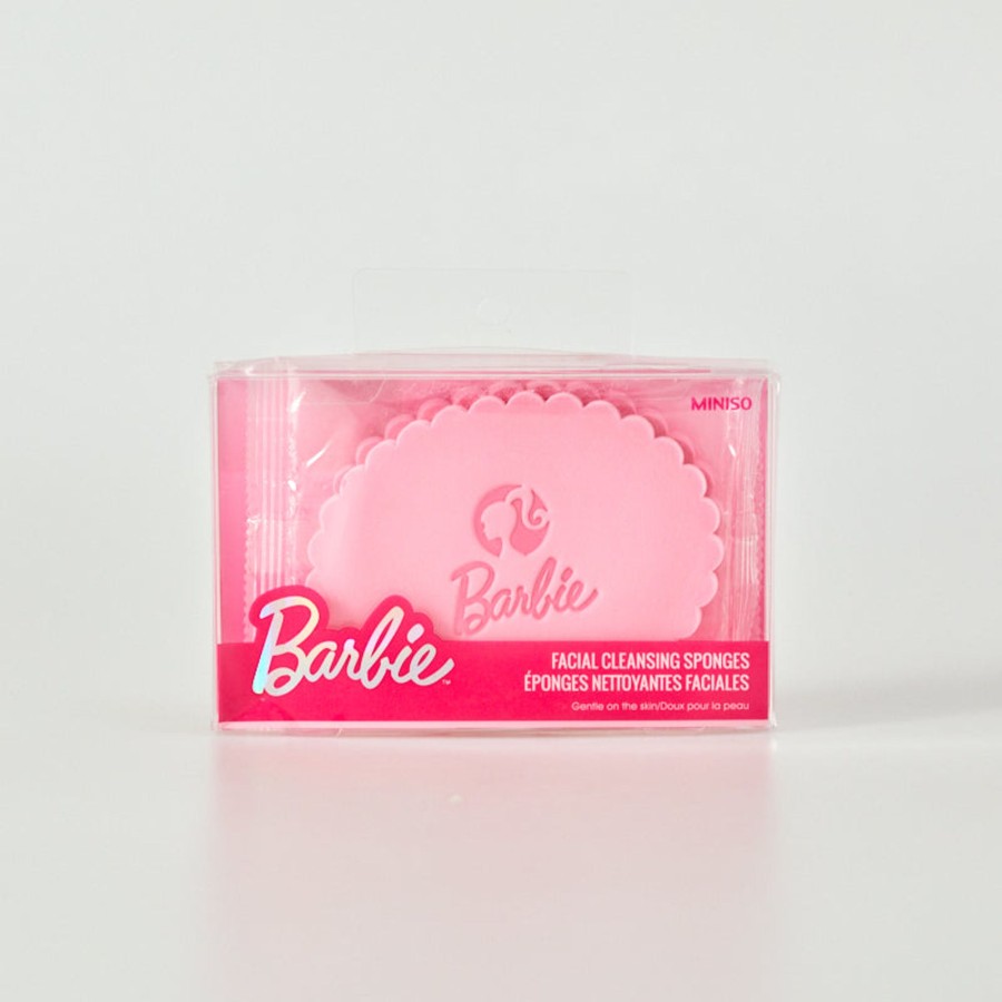 MINISO Set Spugne Pulizia Viso - Barbie (2Pz) | Barbie