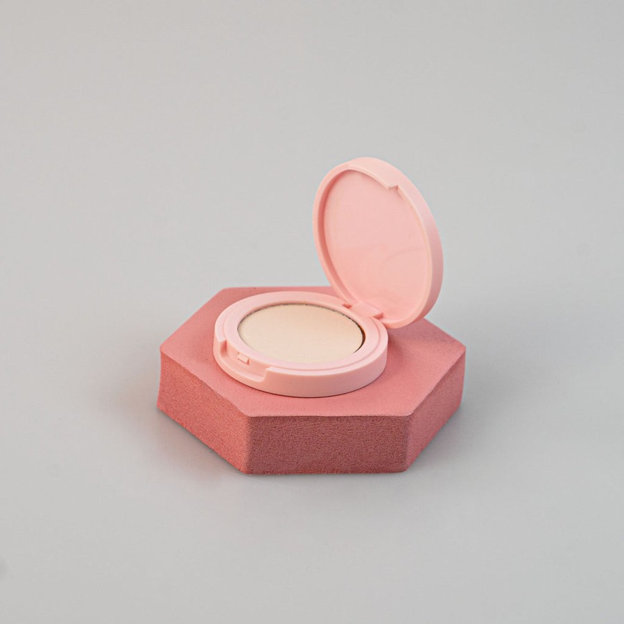 MINISO Pressed Powder - Pink Cube (02 Porcelain) | Make Up