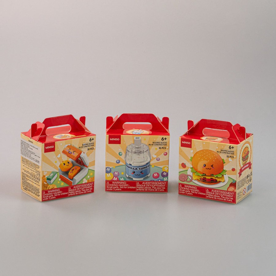 MINISO Costruzioni Fast Food (1Pz) | Toys