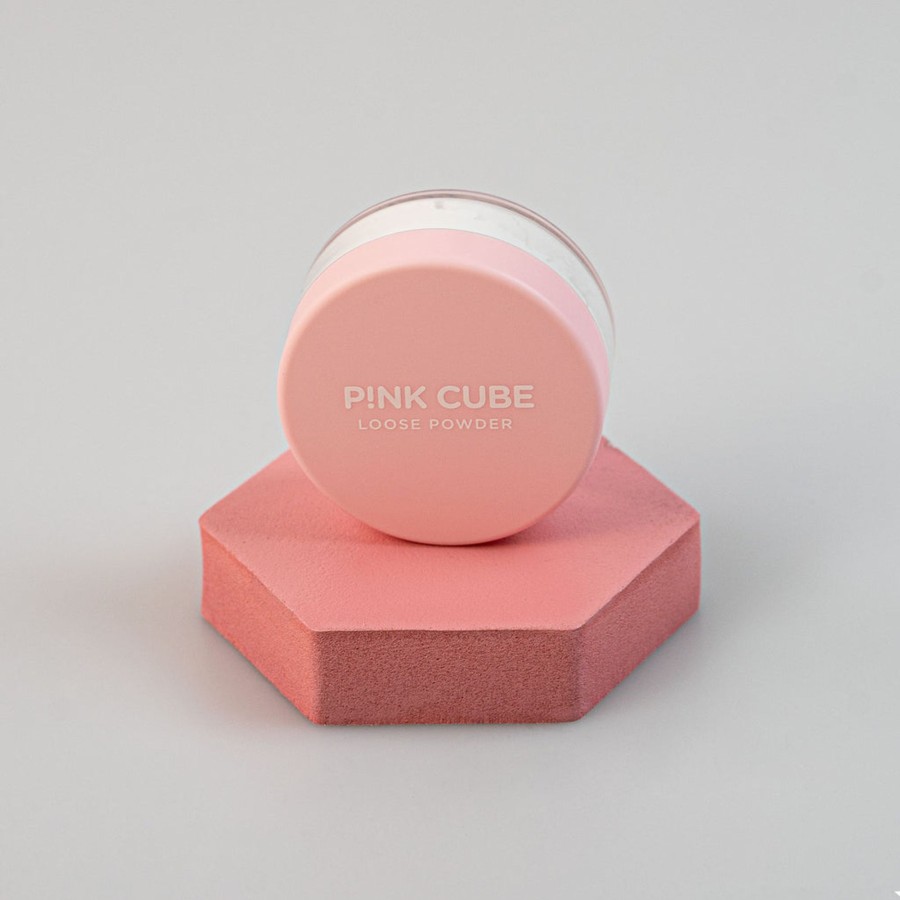 MINISO Loose Powder - Pink Cube (02 Original) | Make Up