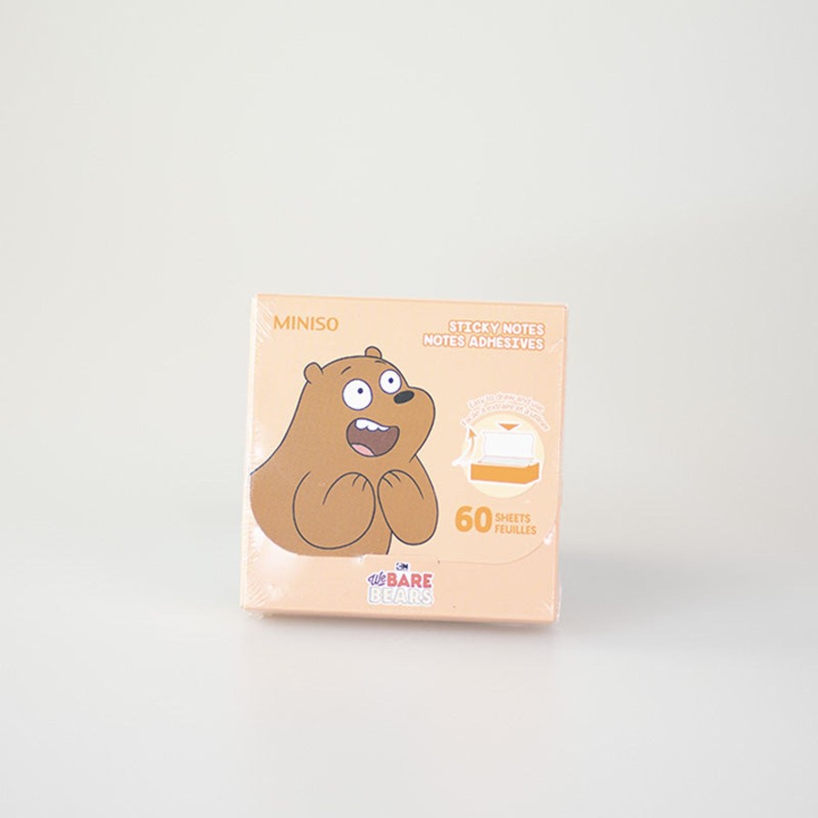 MINISO Sticky Notes Grizzly - We Bare Bears | We Bare Bears