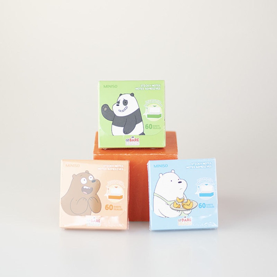 MINISO Sticky Notes Grizzly - We Bare Bears | We Bare Bears