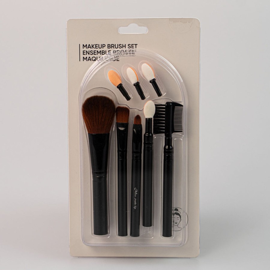 MINISO Set Pennelli - Viola (5Pz) | Make Up Tools