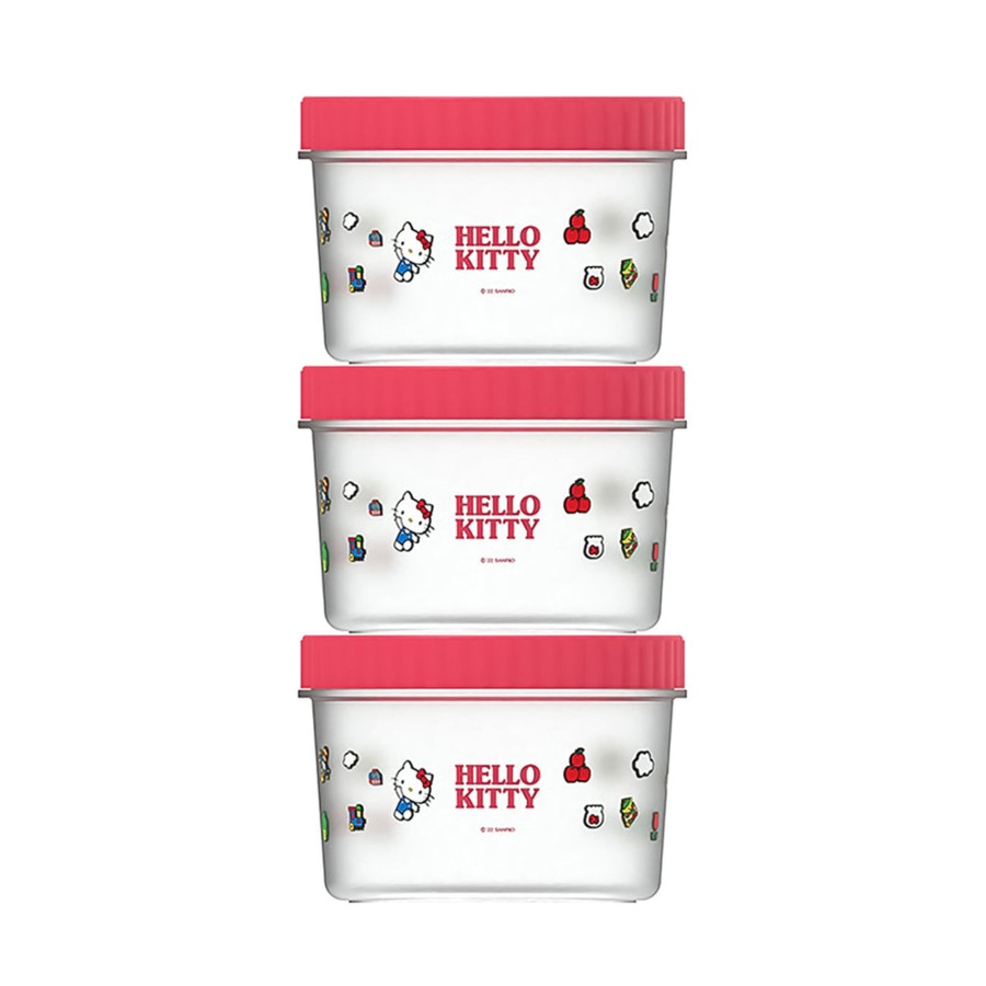 MINISO Porta Pranzo Sanrio - Hello Kitty (3Pz) | Sanrio