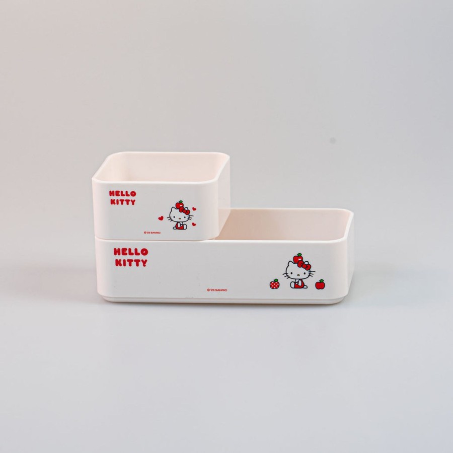 MINISO Organizer Rettangolare - Hello Kitty Apple | Storage Box & Organizer