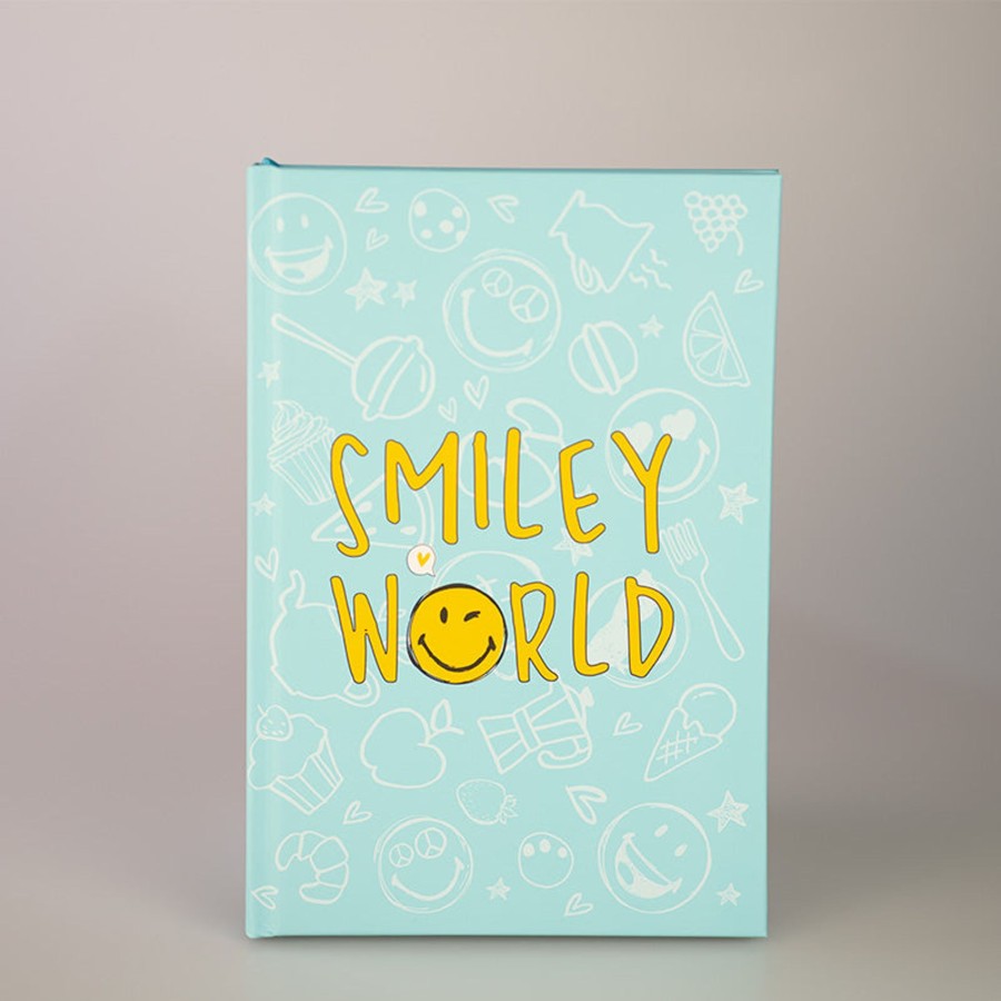 MINISO Quaderno Smiley World Con Copertina Rigida - 80 Fogli | Notebook