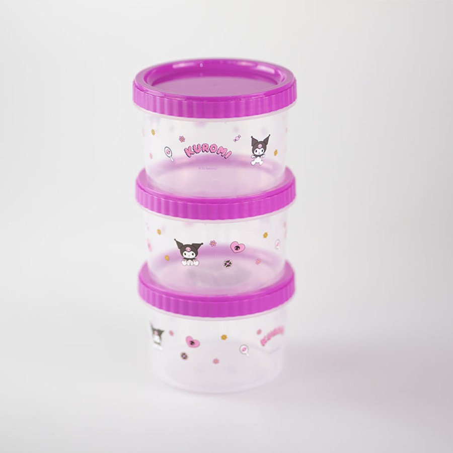 MINISO Set 3 Porta Pranzo Kuromi | Sanrio