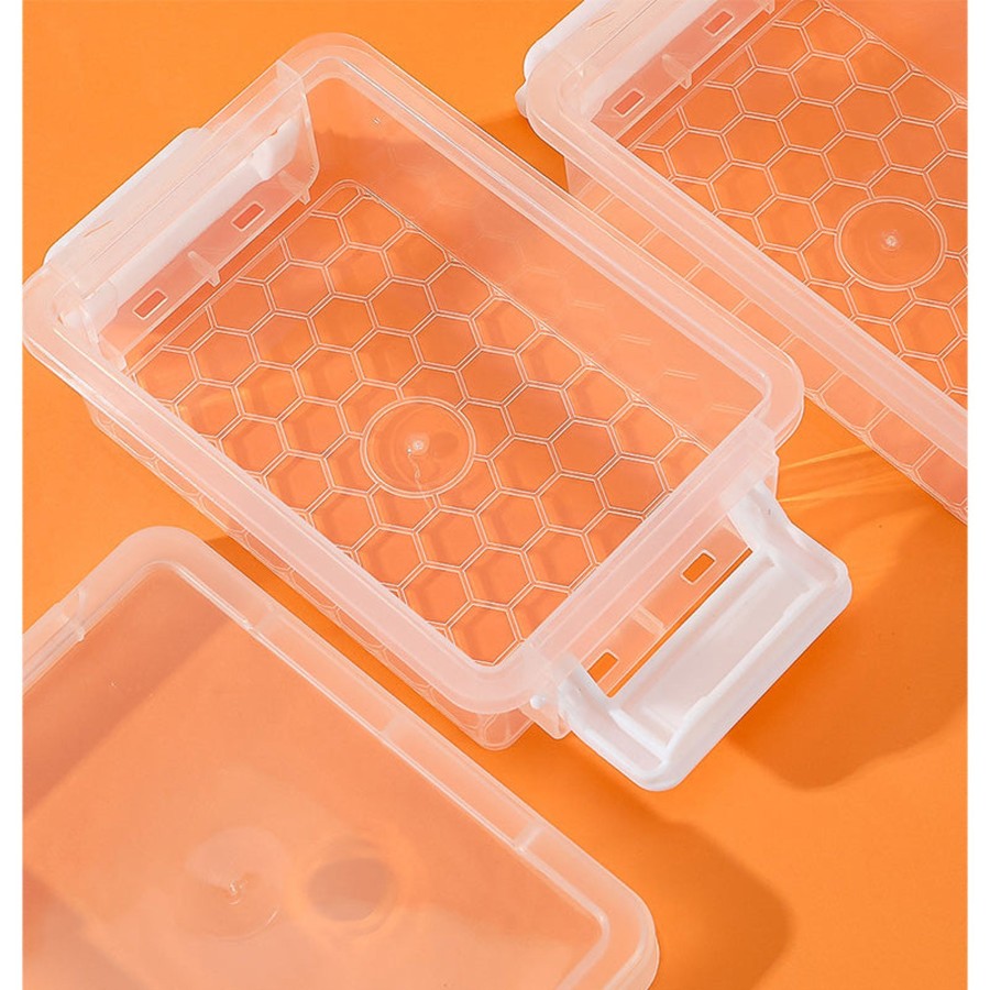 MINISO Scatola Portaoggetti A Due Strati - Piccola | Storage Box & Organizer