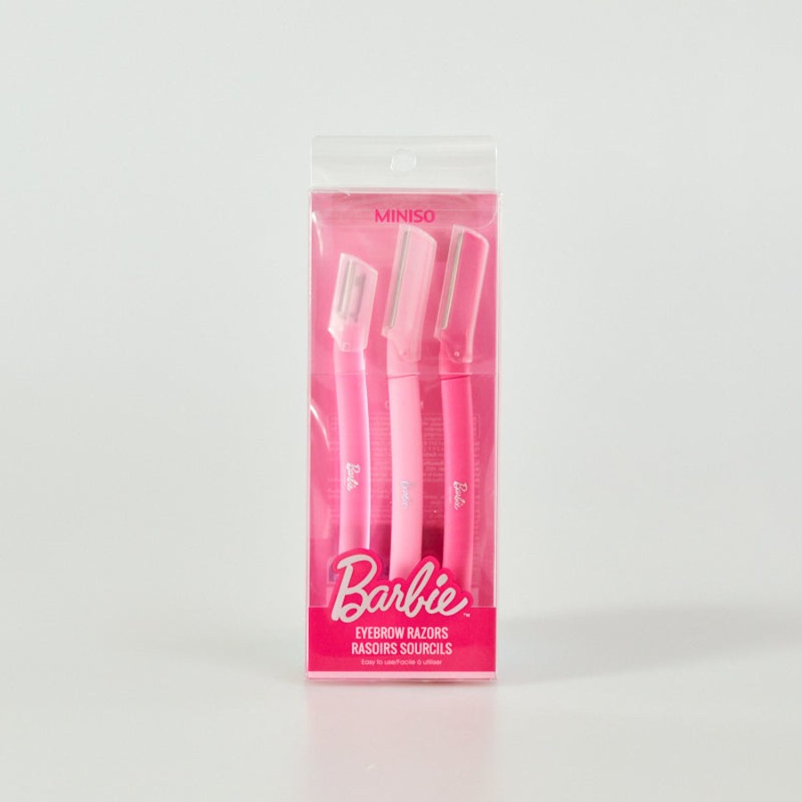 MINISO Rasoio Per Sopracciglia- Barbie (3Pz) | Make Up Tools