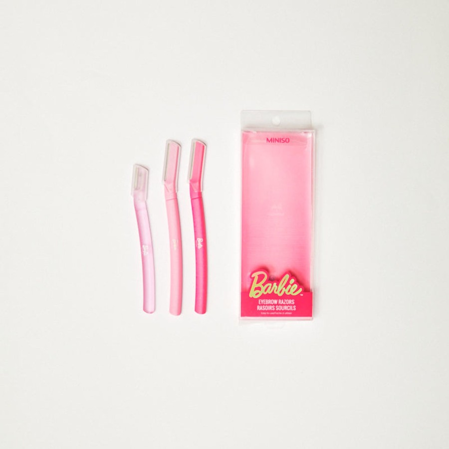 MINISO Rasoio Per Sopracciglia- Barbie (3Pz) | Make Up Tools