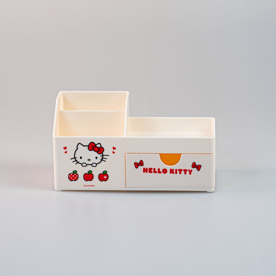 MINISO Organizer Con Cassetto - Hello Kitty Apple | Storage Box & Organizer