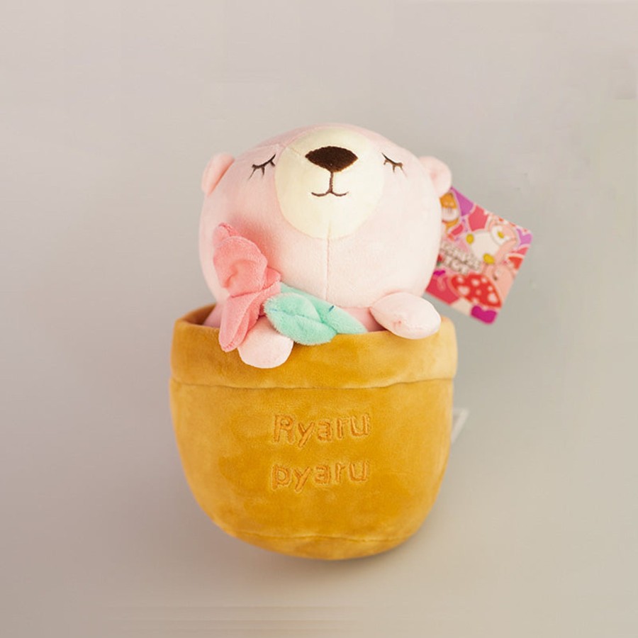 MINISO Mini Family Bear In Vaso Di Fiori | Peluches