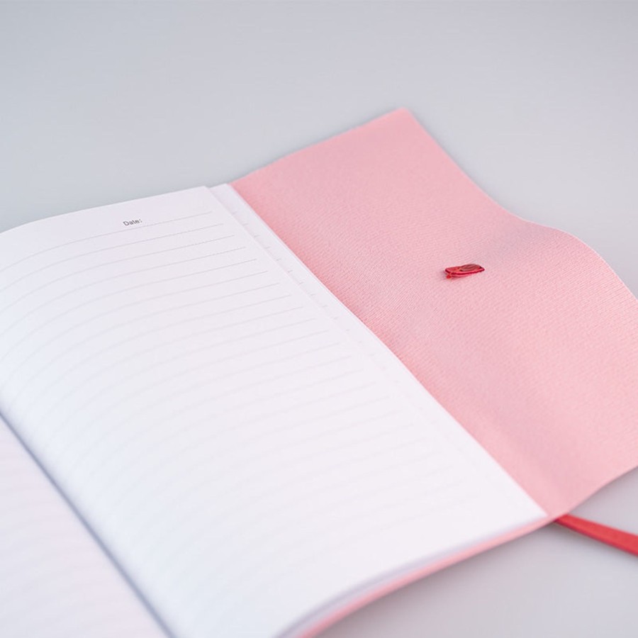 MINISO Quaderno Rosa Con Laccetto - 80Fogli | Notebook